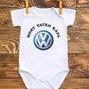 Бебешко боди "Моят татко кара Volkswagen"