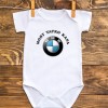 Бебешко боди "Моят татко кара BMW"