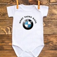 Бебешко боди "Моят татко кара BMW"