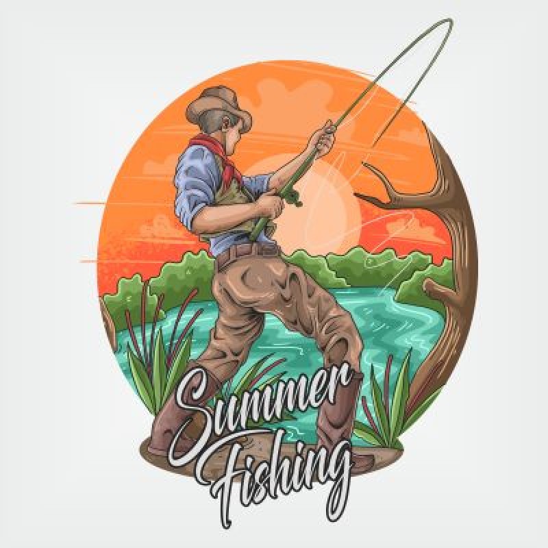 Тениска "Summer fishing"