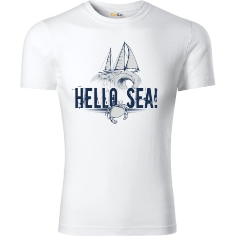 Тениска с печат Hello sea 
