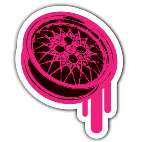 Стикер за кола Pink